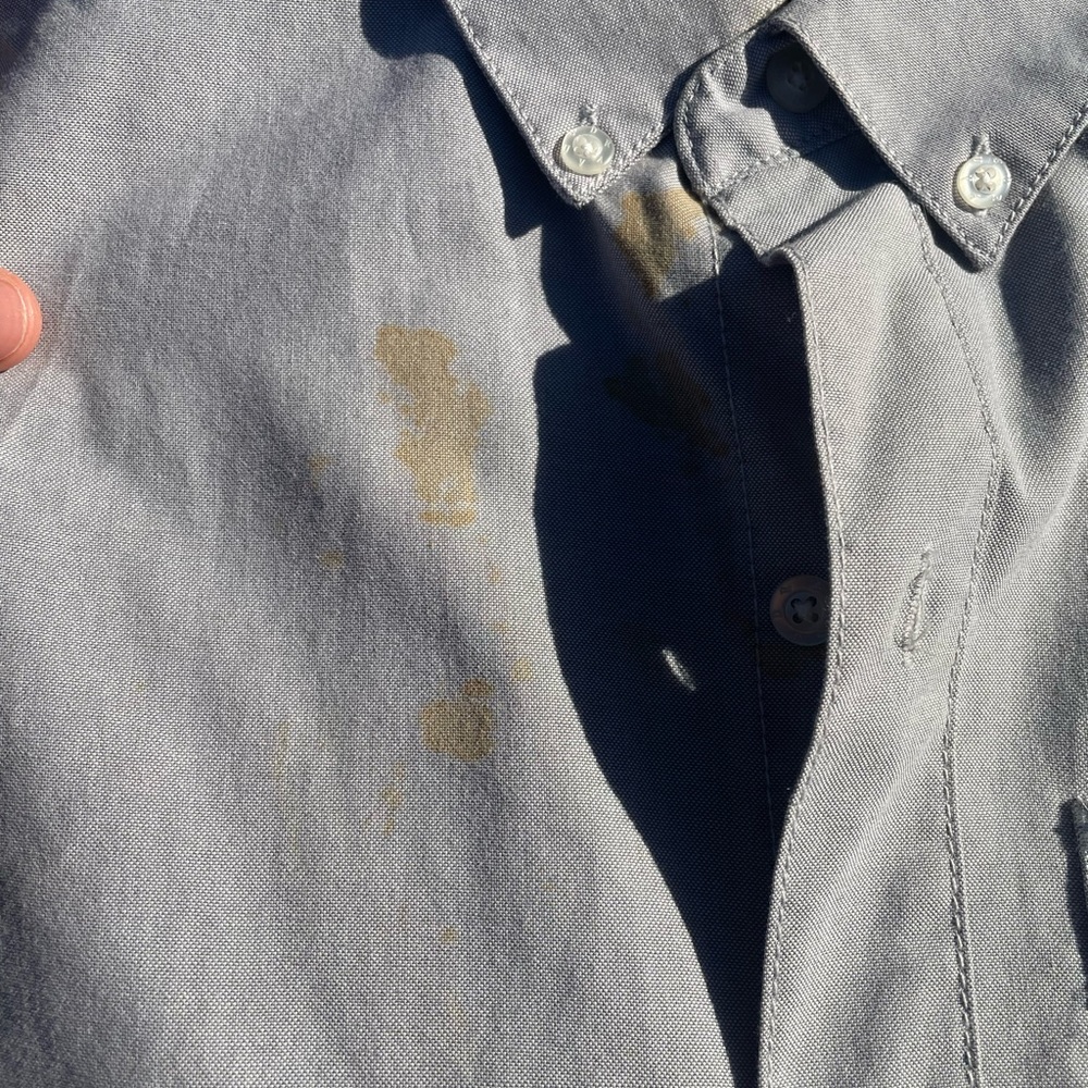 Grey Button Up - Picture 3 of 5